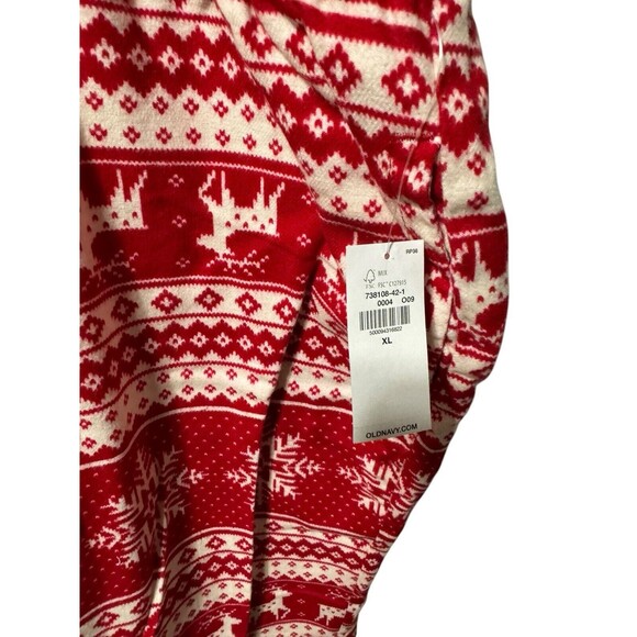 Old Navy Men’s Flannel Reindeer Pajama/Lounge Pants Size XL NWT - Picture 4 of 12